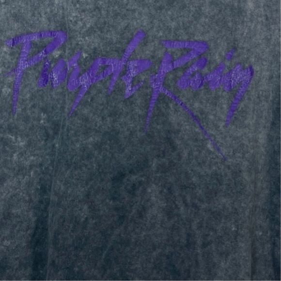 Prince Purple Rain Tank Cut Off Sz S - Picture 4 of 5